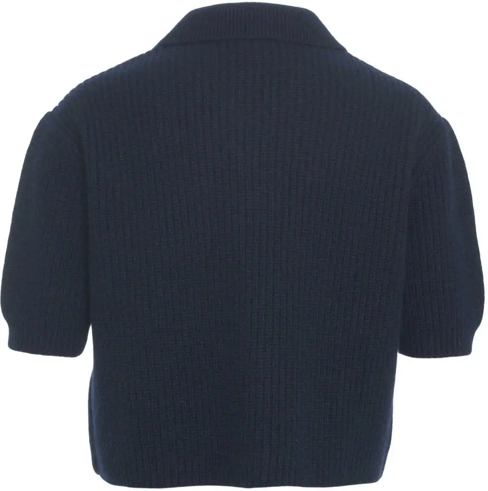 Cardigane Herskind Cardigan with collar Blue Femei (BM 19031752) 3