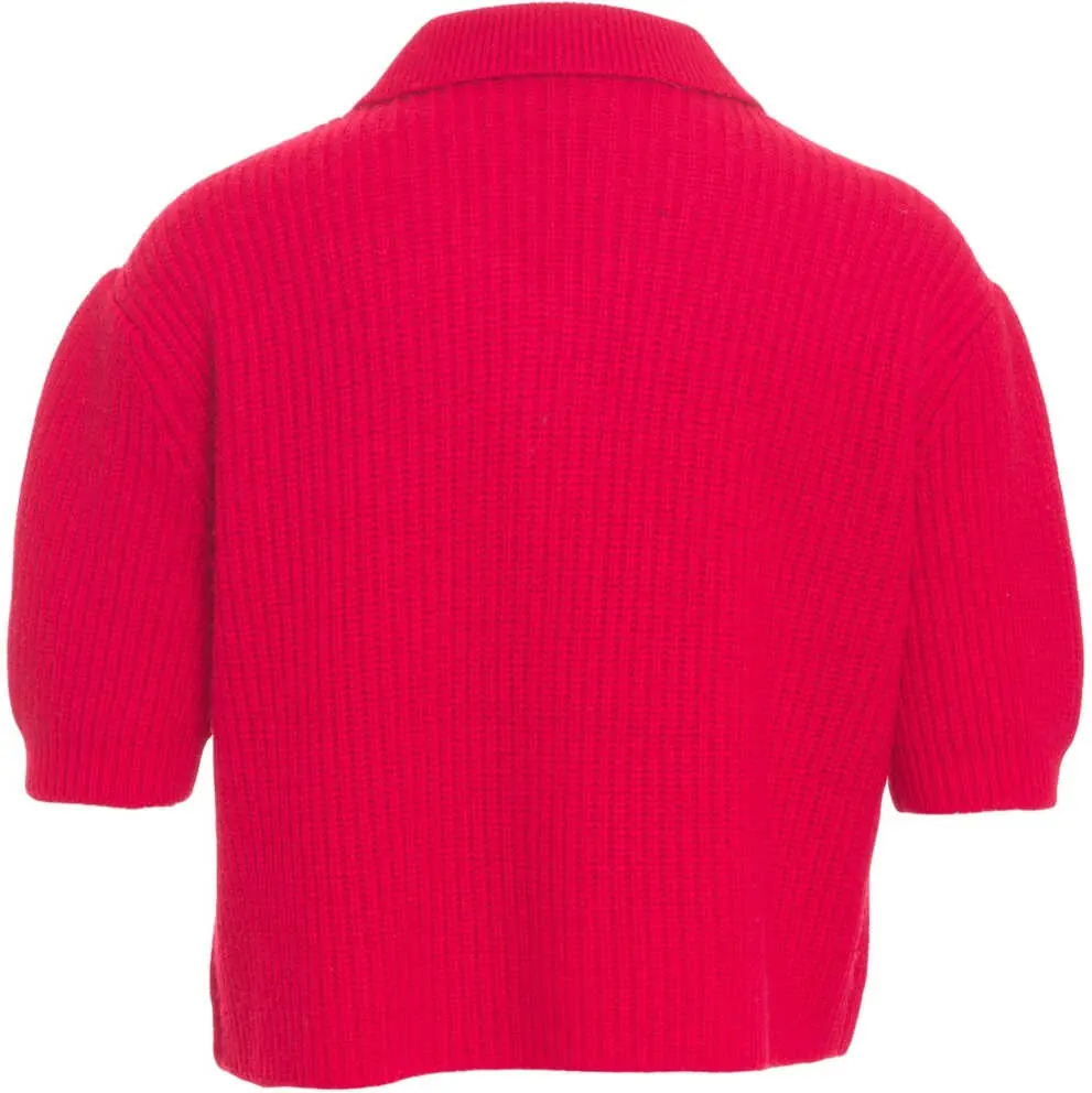 Cardigane Herskind Cardigan with collar Red Femei (BM 19031752) 9