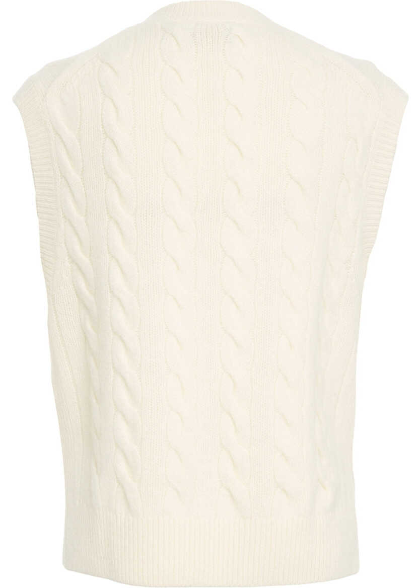 Pulovere casual Ralph Lauren Knit vest White Femei (BM 19031758) 3