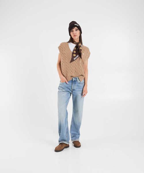 Pulovere casual Ralph Lauren Knit vest Beige Femei (BM 19031758) 4