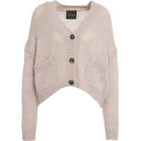 Cardigane Knit cardigan with V-neck Femei