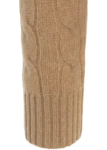 Pulovere Ralph Lauren Sweater with cable knit pattern Brown Femei (BM 19031770) 5