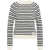 Semicouture Striped knit sweater White