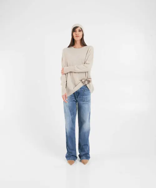 Pulovere MVM Cashmere Sweater Beige Femei (BM 19031782) 3