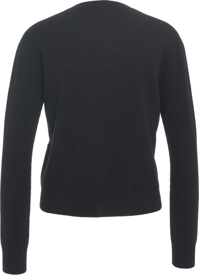 Cardigane MVM Cardigan with pearl buttons Black Femei (BM 19031785) 3