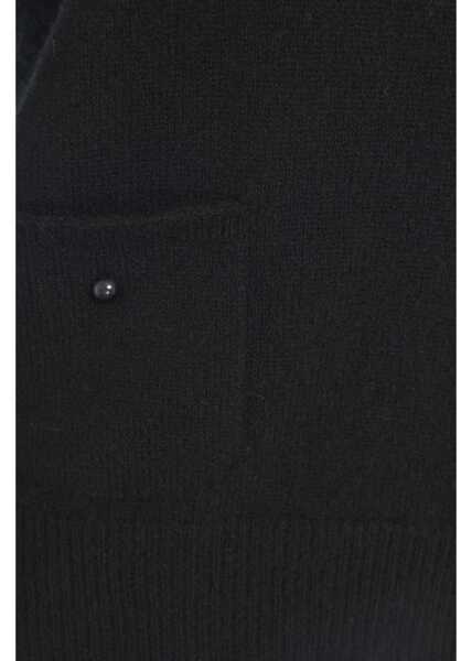Cardigane MVM Cardigan with pearl buttons Black Femei (BM 19031785) 5