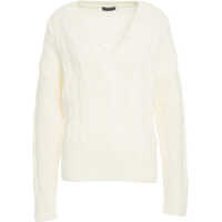 Pulovere Sweater with cable knit pattern Femei