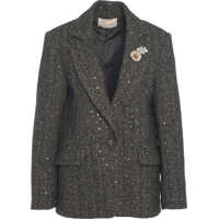 Sacouri Blazer with sequins and brooch Femei