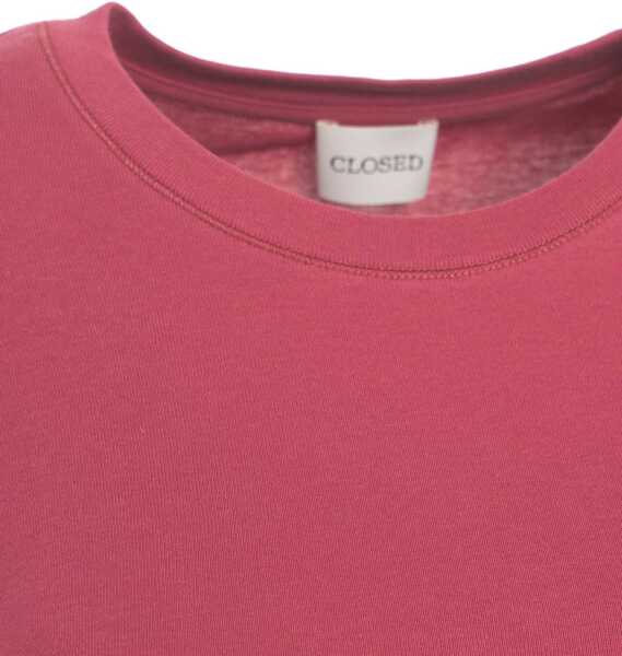 Tricouri CLOSED T-Shirt with Threequarter Sleeves Red Femei (BM 19031797) 4