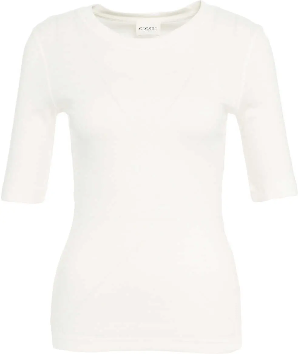 Tricouri CLOSED T-Shirt with Threequarter Sleeves White Femei (BM 19031797) 2
