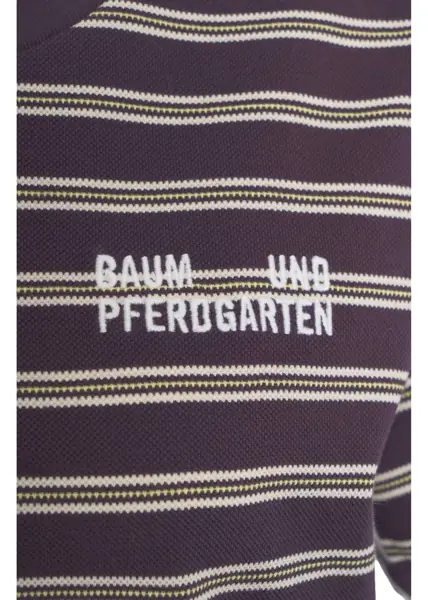 Tricouri Baum und Pferdgarten Striped T-Shirt Purple Femei (BM 19031809) 4
