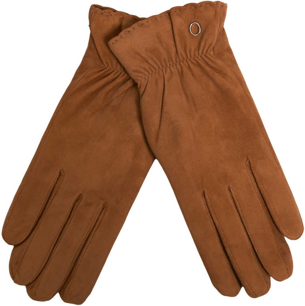 Manusi Orciani Suede gloves Brown Femei (BM 19031812) 2