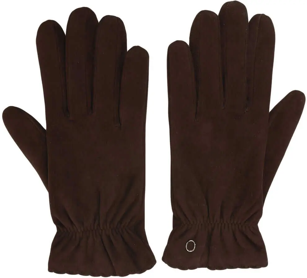 Manusi Orciani Suede gloves Brown Femei (BM 19031812) 1
