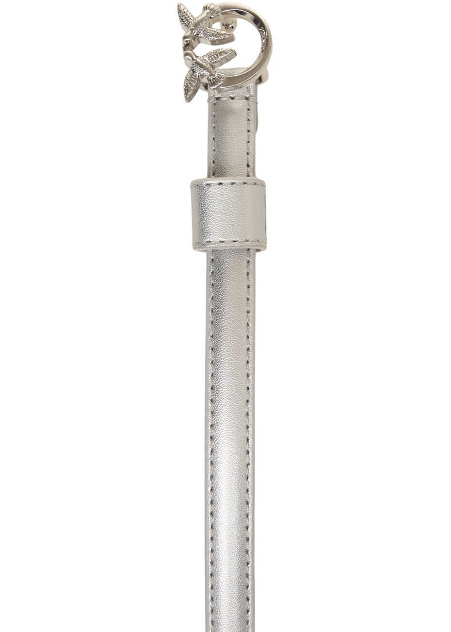 Curele Pinko Leather belt Love Birds Grey Femei (BM 19031818) 4