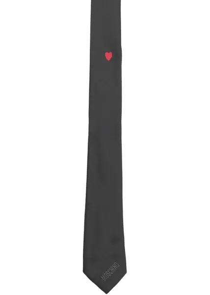 Accesorii Moschino Tie with logo detail Black Femei (BM 19031824) 1