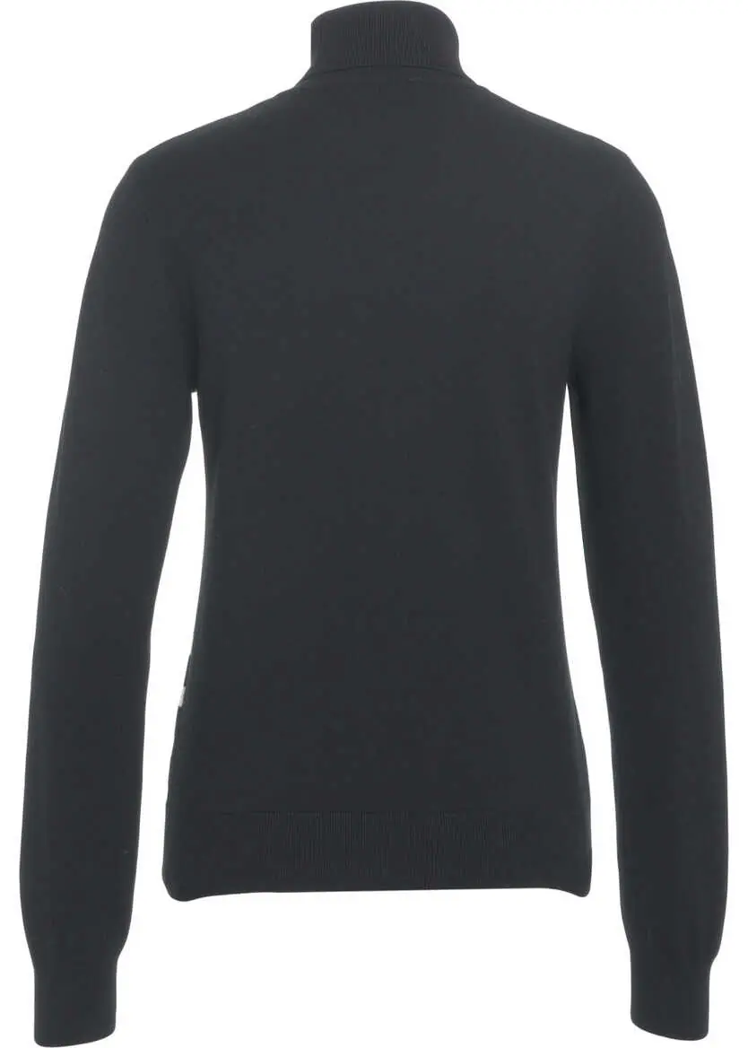 Pulovere LIU JO SPORT Turtleneck sweater with logo print Black Femei (BM 19031842) 3