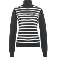 Pulovere Turtleneck sweater with logo print Femei