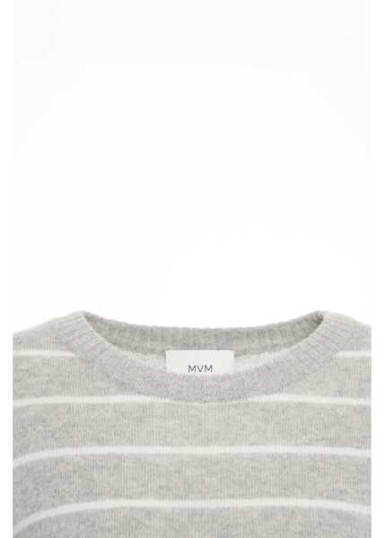 Pulovere MVM Striped knit sweater Grey Femei (BM 19031848) 4
