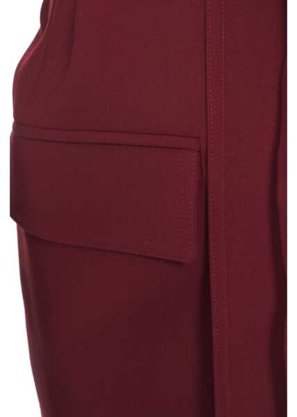 Sacouri Semicouture Blazer with waist belt Gianna Red Femei (BM 19031857) 5