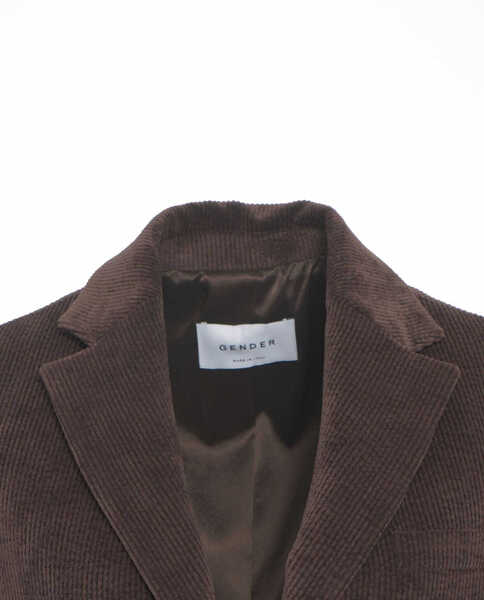 Sacouri Gender Corduroy blazer Brown Femei (BM 19031872) 5