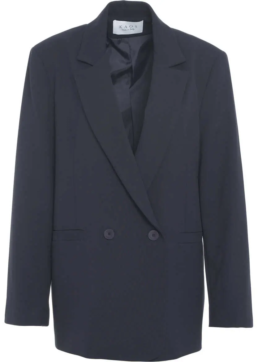 Sacouri Kaos Double-breasted blazer Blue Femei (BM 19031881) 1