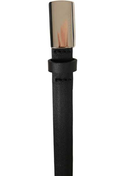 Curele Orciani Smooth leather belt Black Femei (BM 19031884) 4