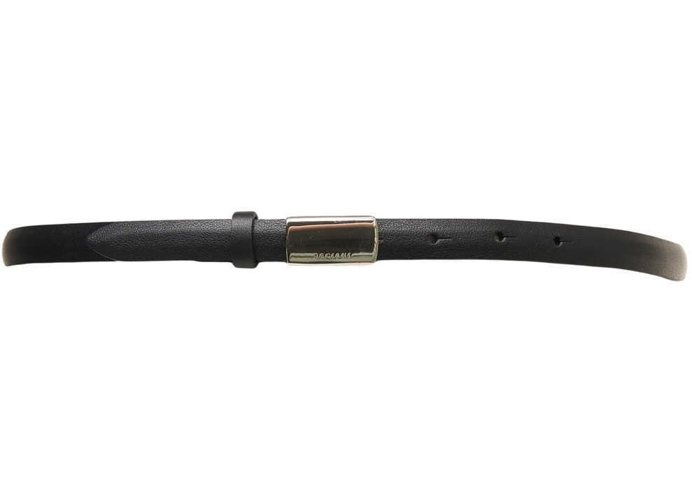 Curele Orciani Smooth leather belt Black Femei (BM 19031884) 5