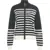 LIU JO SPORT Cardigan with stripes and strass application Black
