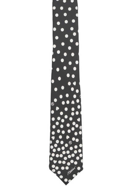 Accesorii Moschino Tie with polka dots Black Femei (BM 19031908) 1