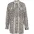 Michael Kors Blouse with animal-print Grey