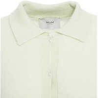 Tricouri Polo Dama - Tricouri Polo MVM Cashmere knit polo shirt White Femei (BM 19031947) - B-mall.ro
