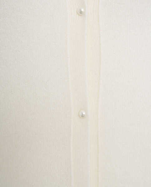 Tricouri Polo MVM Cashmere knit polo shirt White Femei (BM 19031947) 4