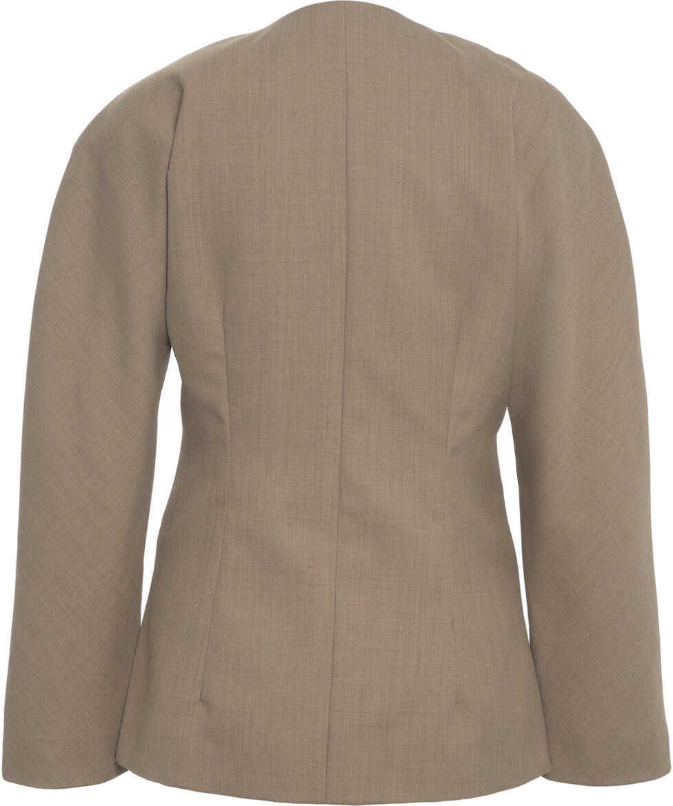 Sacouri Second Female Blazer Levelup Brown Femei (BM 19031959) 3