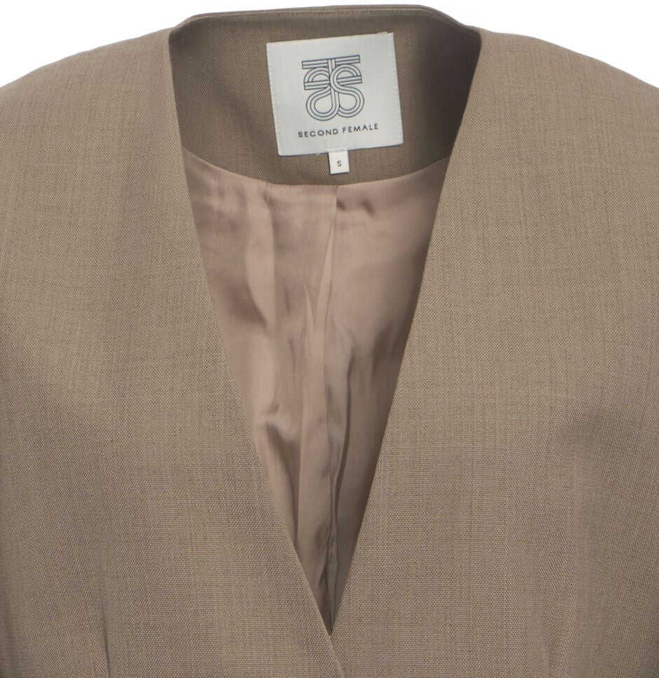 Sacouri Second Female Blazer Levelup Brown Femei (BM 19031959) 4