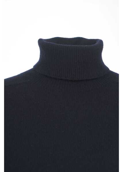 Pulovere MVM Cashmere turtleneck sweater Blue Femei (BM 19031968) 4