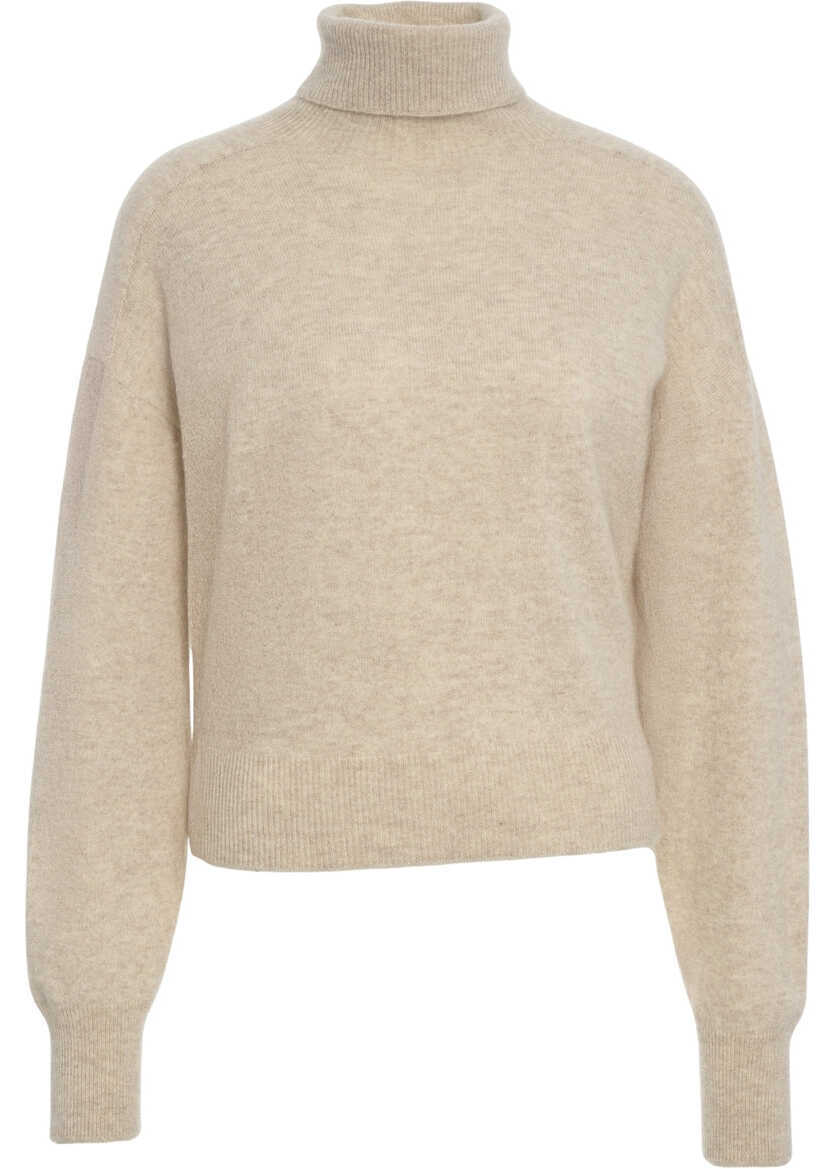 Pulovere MVM Cashmere turtleneck sweater Beige Femei (BM 19031968) 2