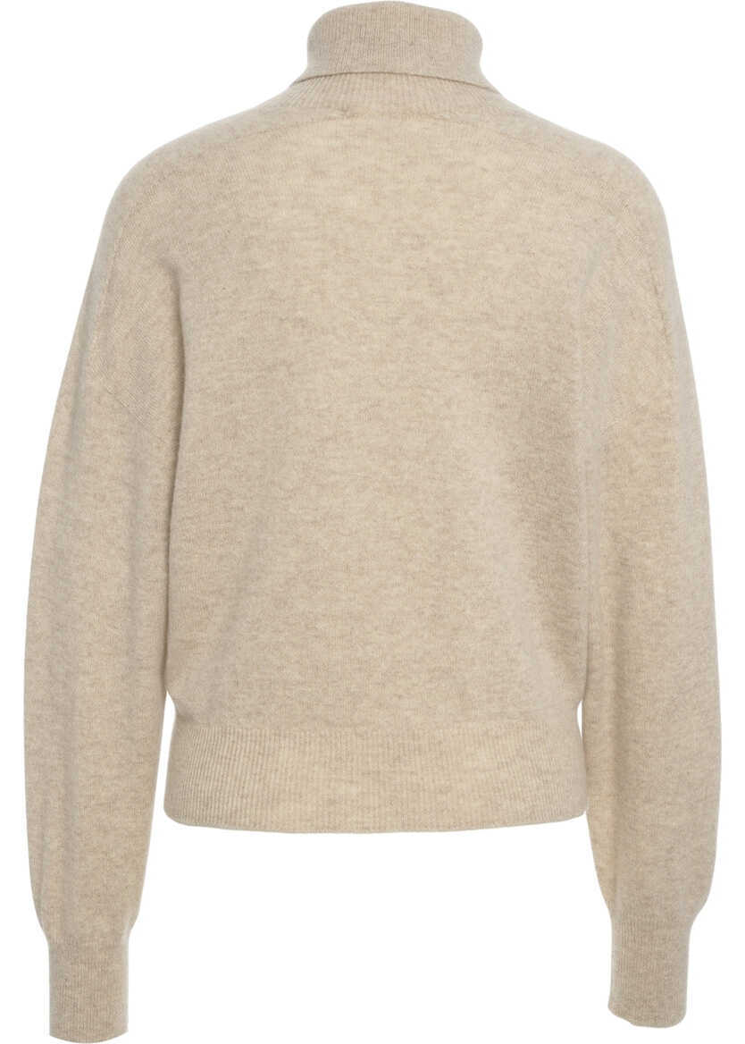 Pulovere MVM Cashmere turtleneck sweater Beige Femei (BM 19031968) 3