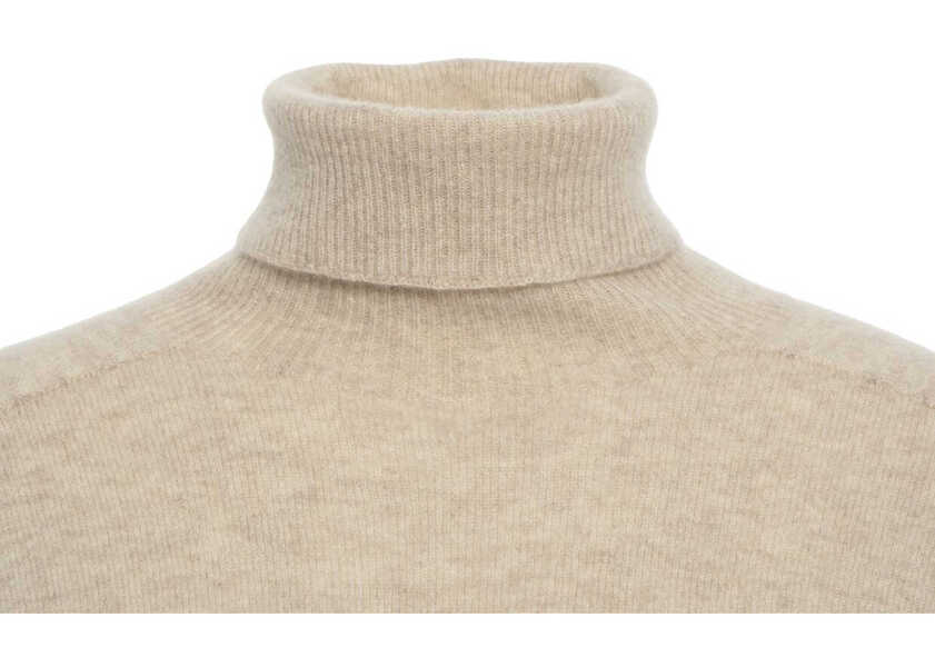 Pulovere MVM Cashmere turtleneck sweater Beige Femei (BM 19031968) 4