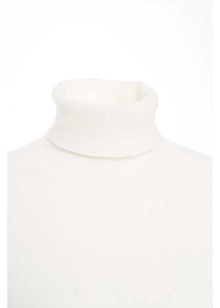 Pulovere MVM Cashmere turtleneck sweater White Femei (BM 19031968) 4