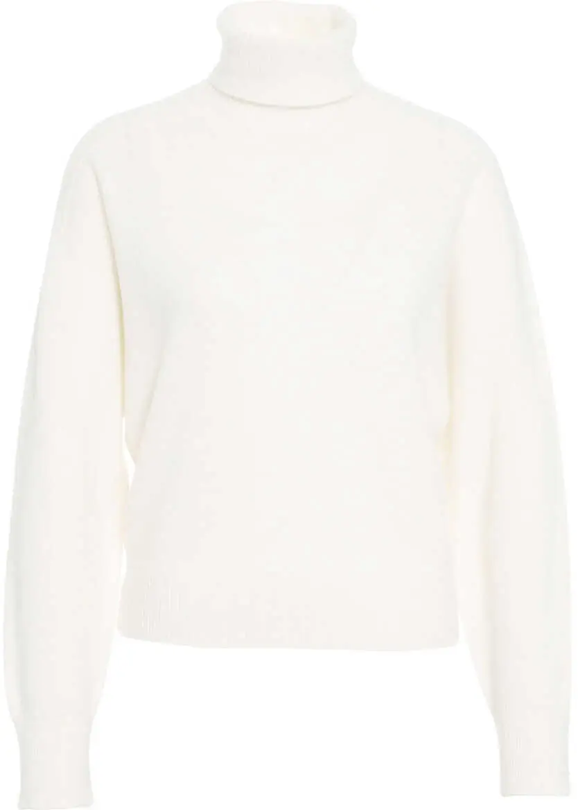 Pulovere MVM Cashmere turtleneck sweater White Femei (BM 19031968) 6