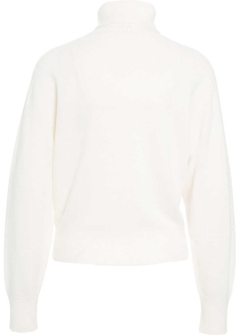 Pulovere MVM Cashmere turtleneck sweater White Femei (BM 19031968) 7