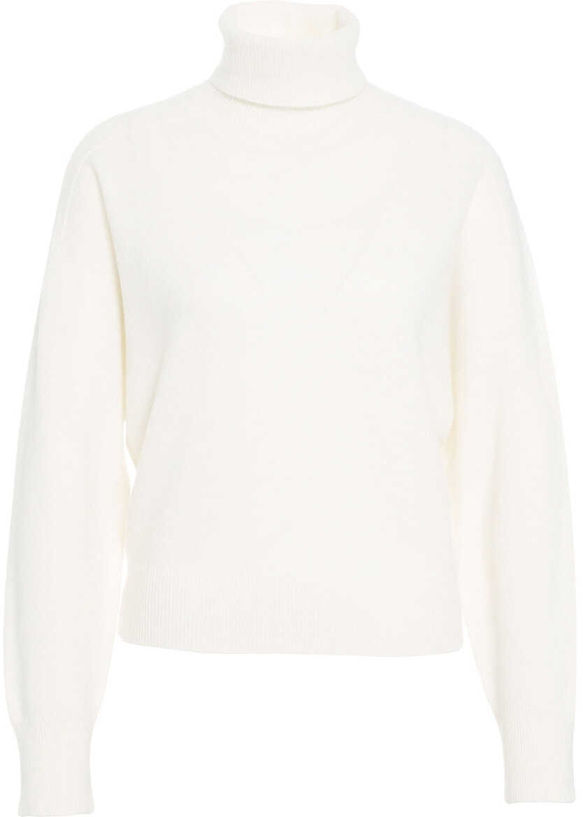 Pulovere MVM Cashmere turtleneck sweater White Femei (BM 19031968) 1
