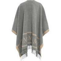 Poncho Dama - Poncho Max Mara Mantle fringe details Grey Femei (BM 19032007) - B-mall.ro