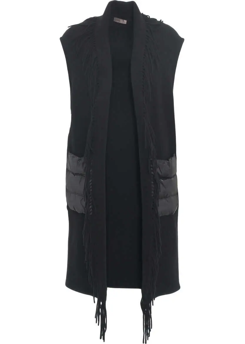 Veste Herno Vest with fringe detail Black Femei (BM 19032010) 2