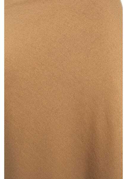 Poncho Moschino Cape with logo details Brown Femei (BM 19032022) 4