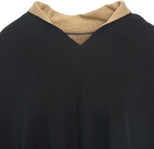 Poncho Moschino Cape with logo details Black Femei (BM 19032022) 5