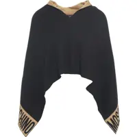 Poncho Cape with logo details Femei