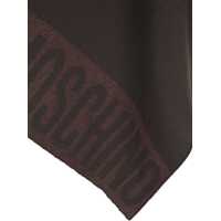 Poncho Dama - Poncho Moschino Cape with logo details Gold Femei (BM 19032022) - B-mall.ro