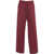 Semicouture Wide leg pants 'Vivienne' Red