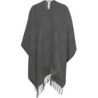 Poncho Cape with fringe detail Femei